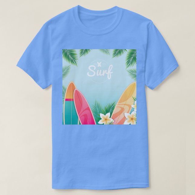 T-shirt Depuis 1970 Surf (Design devant)