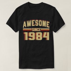 T-shirt Depuis 1984 cru impressionnant 35 années