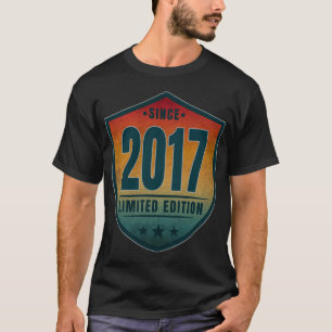T-shirt Depuis 2017 Édition Limitée Vintage Retro Sunset