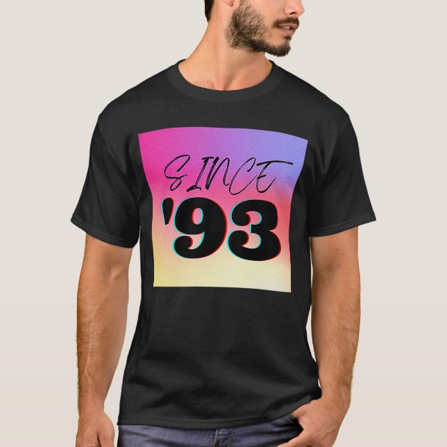 T-shirt Depuis '93 Gradient Black Lettering (Devant)