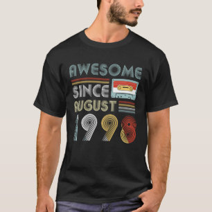 T-shirt Depuis août 1998 21ème anniversaire impressionna