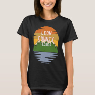 T-shirt Depuis le comté de Leon Floride Coucher de soleil