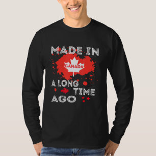 T-shirt Depuis Longtemps Au Canada Drapeau Canadien Canada