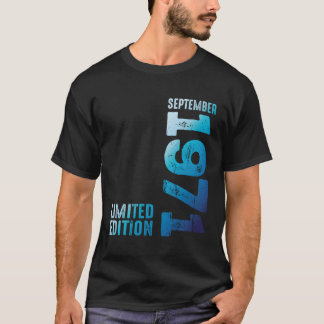 T-shirt Depuis septembre 1971 1971 Année 1971 1971 1971