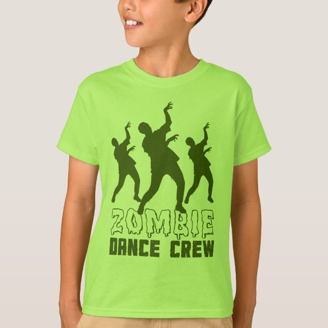 T-shirt d'équipage de danse de zombi (Devant)