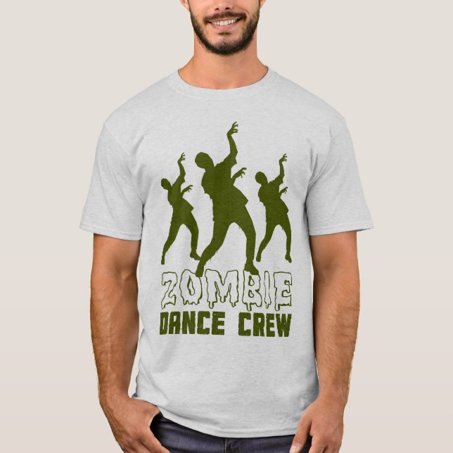 T-shirt d'équipage de danse de zombi (Devant)