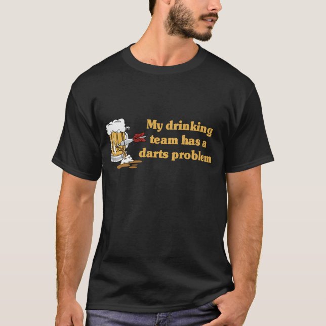 T-shirt d'équipe de dards (Devant)