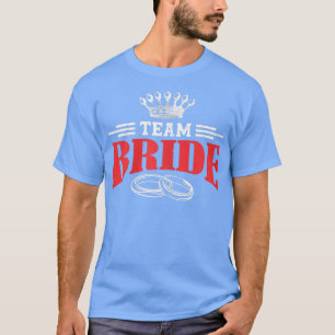 T-Shirt d'équipe de mariée pour femmes