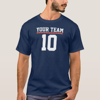 T-Shirt d'équipe personnalisé avec étoiles