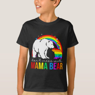 T-shirt Dérangez Maman Ours Fierté Lgbt Drôle Maman Fête D