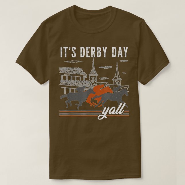 T-shirt Derby Day 2023 Derby cheval derby robe Derby Suit (Design devant)