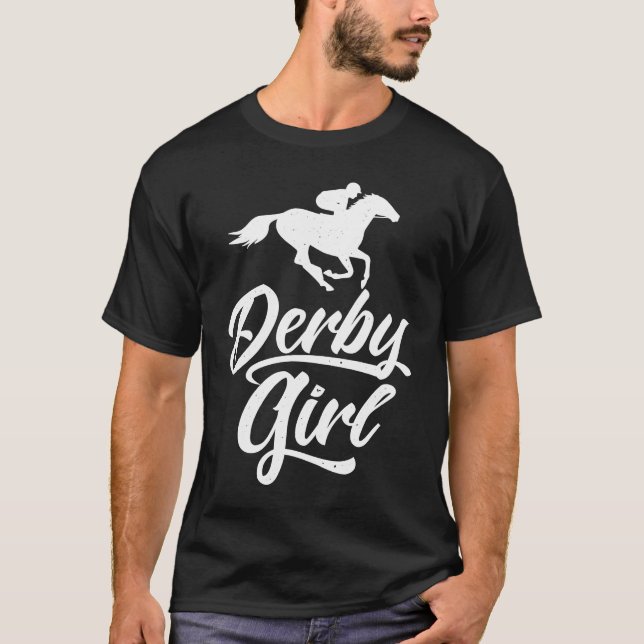 T-shirt Derby Day, Derby Girl, Kentucky horse racing, wome (Devant)