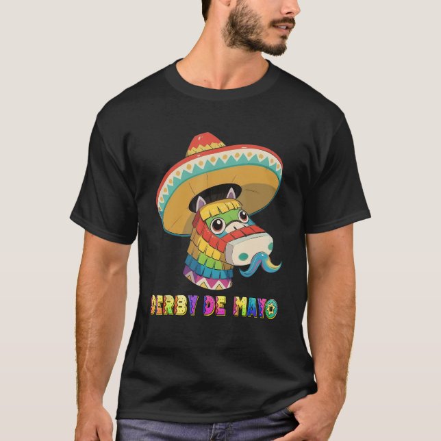 T-shirt Derby De Mayo Kentucky Horse Race Pinata_1 (Devant)