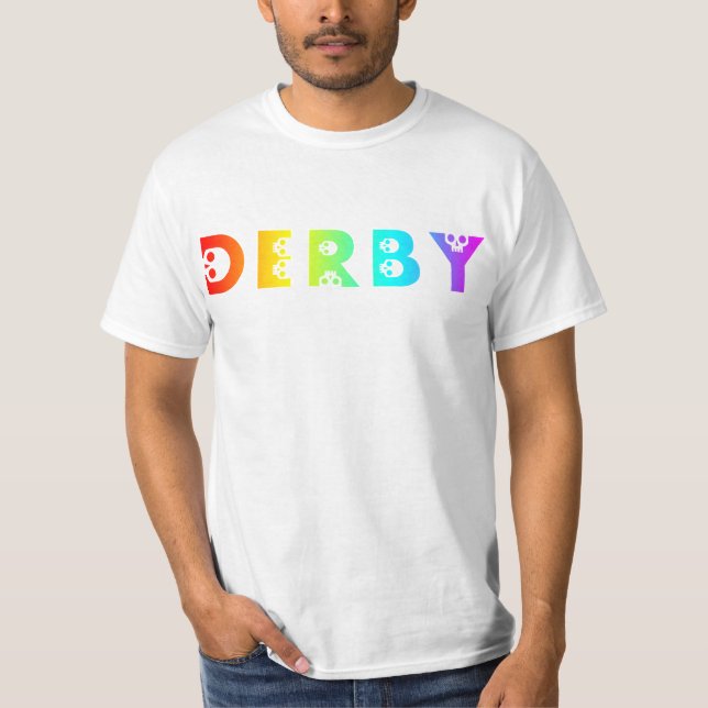 T-shirt derby skullphabet (Devant)