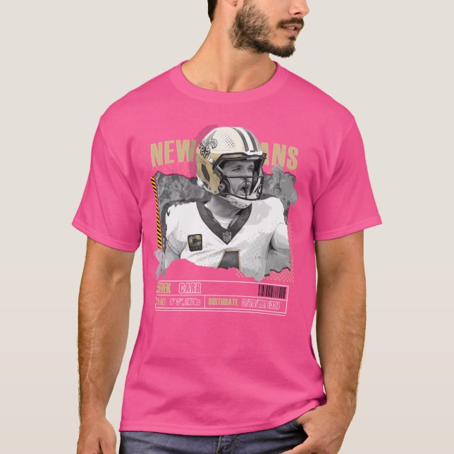 T-shirt Derek Carr Football Chemise Tapisserie 1 (Devant)