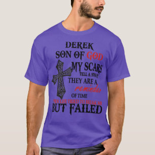 T-shirt Derek Fils De Dieu Mes cicatrices Racontent Une Hi