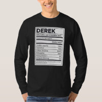 Derek Information sur la nutrition Problème Résoud
