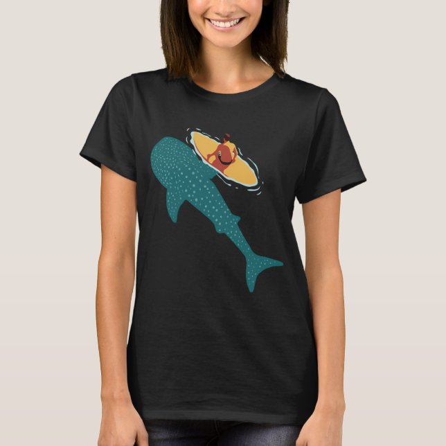 T-shirt Dérive requin baleine (Devant)