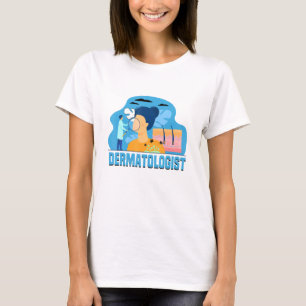 T-shirt Dermatologue Peau Cheveux et ongles Docteur Dermat