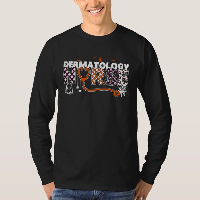 T-shirt Dermatology Nurse And Dermatologists For A Hallowe (Devant)