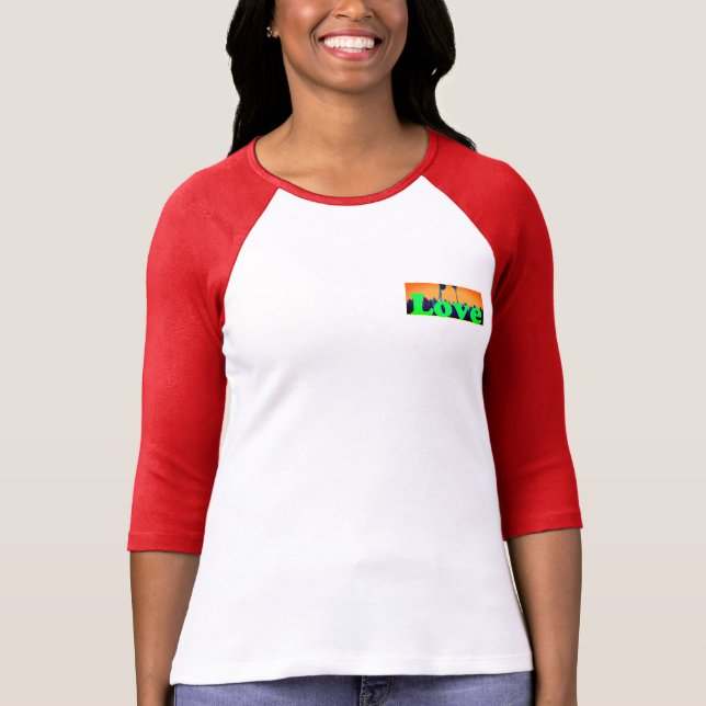 T-shirt Dernier Amusement J'aime Baseball avec compassion (Devant)