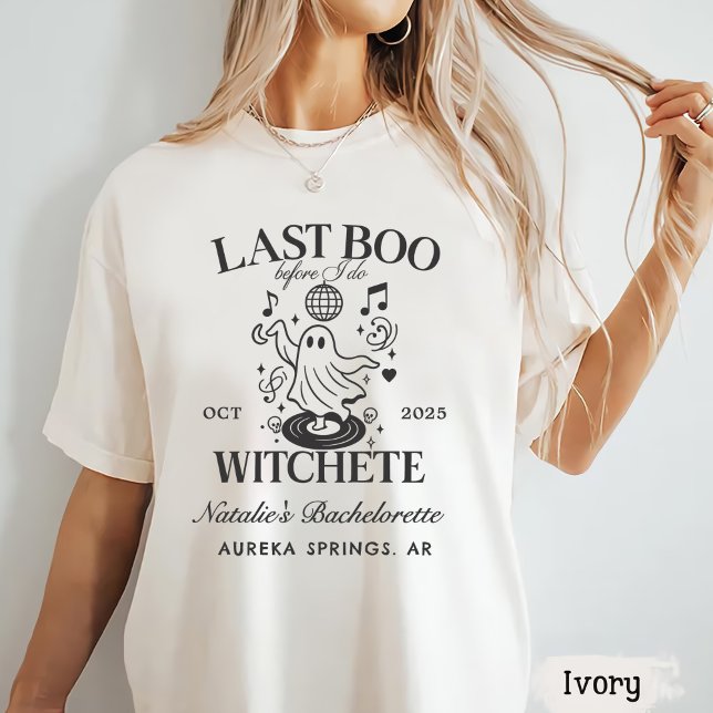 T-shirt Dernier Boo avant de faire Bachelorette Halloween  (Créateur téléchargé)