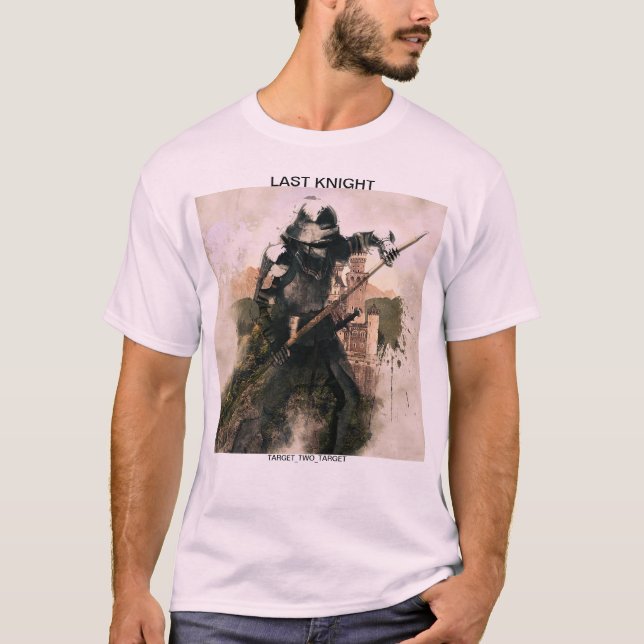 T-shirt Dernier Chevalier, joute médiévale, combat unique  (Devant)