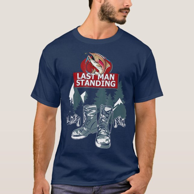 T-shirt Dernier Homme Standing Love Camping Pour Hommes Fe (Devant)