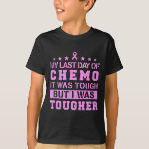 T-shirt Dernier Jour De Chemo Était Difficile, Mais J'Étai