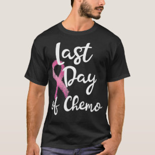 T-shirt Dernier Jour De Chimie Cadeau Pour Pink Breast Can