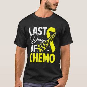 T-shirt Dernier Jour de Chimiothérapie Mois de Sensibilisa