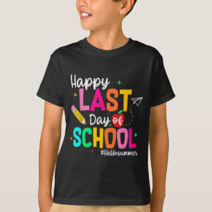 T-shirt Dernier Jour De L'école Remise Des Diplômes Enseig