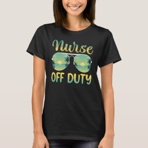 T-shirt Dernier Jour De L'infirmière Scolaire Hors Service