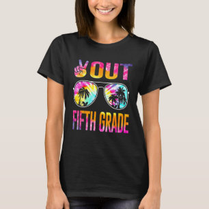 T-shirt Dernier Jour De Paix À L'École Cinquième Enseignem