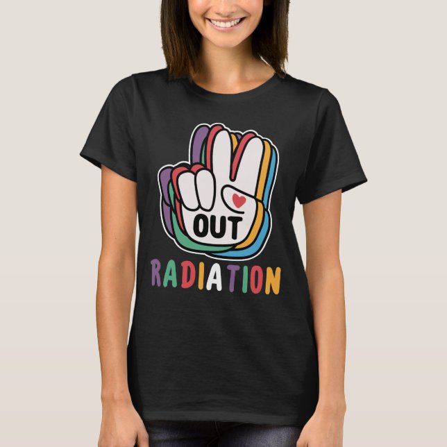 T-shirt Dernier Jour De Radiation Cancer Guerrier (Devant)