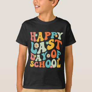 T-shirt Dernier Jour D'école Bonjour L'été Élèves Et Ensei