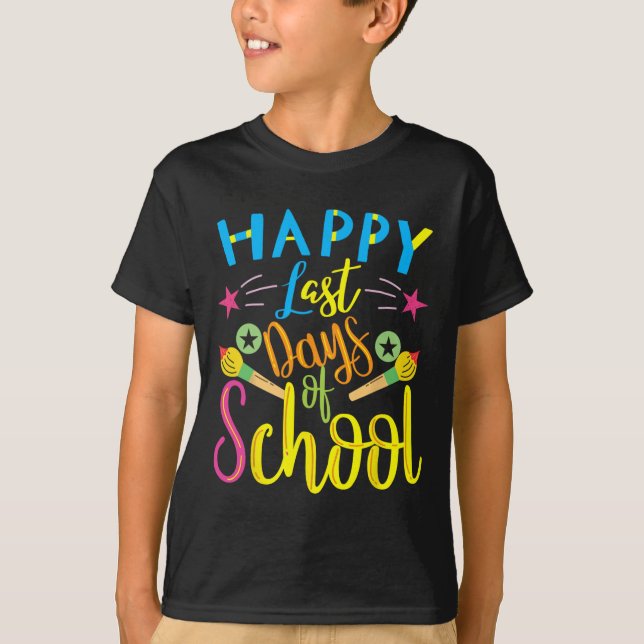 T-shirt Dernier Jour D'École Dernier Jour D'École Professe (Devant)