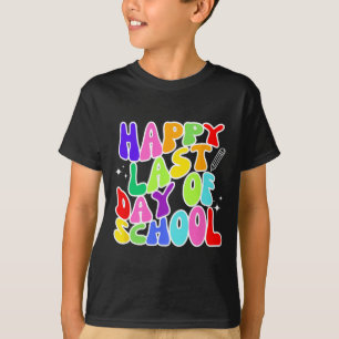 T-shirt Dernier Jour D'école Professeur Étudiant Remise De