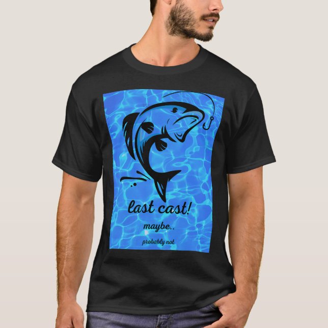 T-shirt Dernier lancer ! Peut-être.. Probablement pas - Pê (Devant)