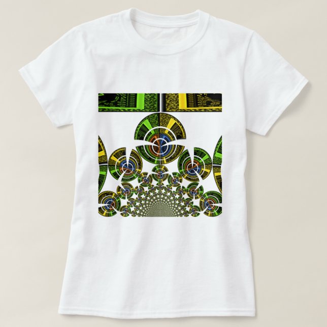 T-shirt Dernier motif culturel maasaï africain (Design devant)
