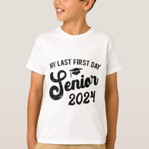 T-shirt Dernier Premier Jour Senior 2024 Retour À L'École
