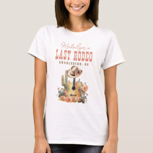 T-shirt Dernier Rodéo de Fille de Country Western Week-end