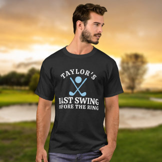 T-shirt Dernier Swing Avant Le Bachelor De Golf Ring