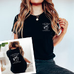 T-shirt Dernier Toast Sur La Côte Beach Bachelorette Party<br><div class="desc">Célébrez le charme de la côte avec notre Dernier T-shirt Toast On The Coast Beach Bachelorette Party - l'exemple du luxe et du style pour votre bachelorette de plage. Cette chemise personnalisée est plus qu'une tenue élégante, elle est un symbole du luxe personnalisé, parfait pour votre dernier toast sur la...</div>