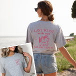 T-shirt Dernier Toast Sur La Côte Beach Bachelorette Party<br><div class="desc">Levez un verre pour la célébration ultime avec notre Dernier Toast On The Coast Beach Bachelorette Party T-Shirt - l'exemple du luxe pour votre bain de plage. Ces chemises vont au-delà du vêtement ordinaire, elles incarnent l'essence d'une expérience de bachelorette Charleston personnalisée et élégante. Avec l'expression "Dernier toast On The...</div>