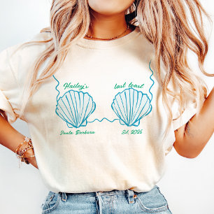 T-shirt Dernier toast sur la côte Coquillage en soutien-go
