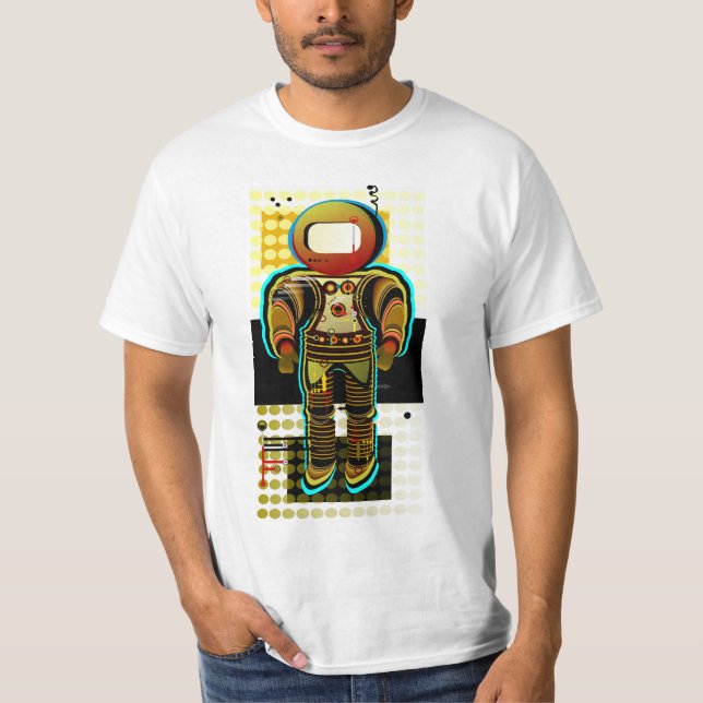 T-shirt Dernier voyageur d'astronaute (Devant)