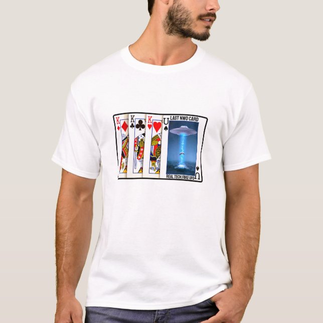 T-shirt dernière carte (lumière) (Devant)