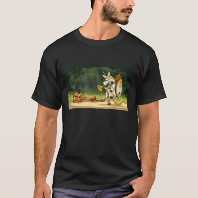 T-shirt Dernière chemise de licorne (Devant)