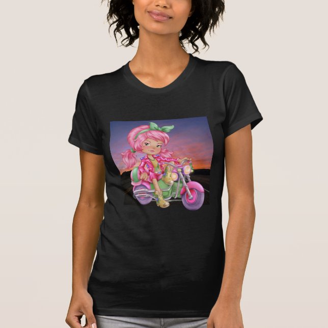 T-shirt Dernière chemise moto Cute - SRF (Devant)